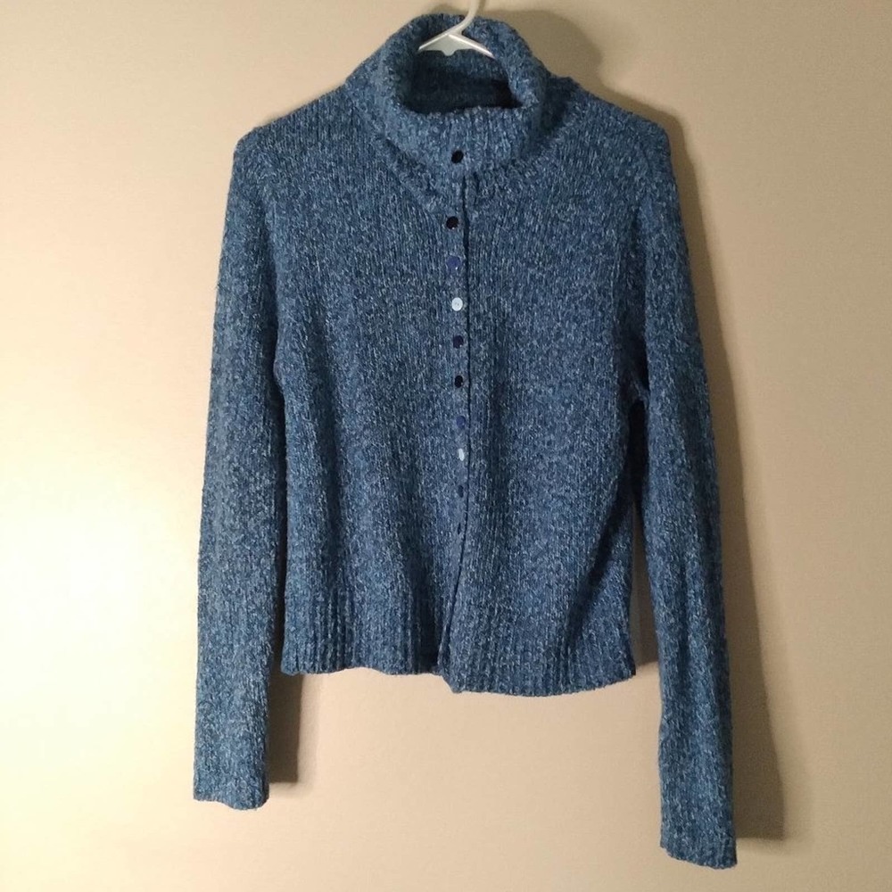 SML Design Cardigan Sweater with Buttons